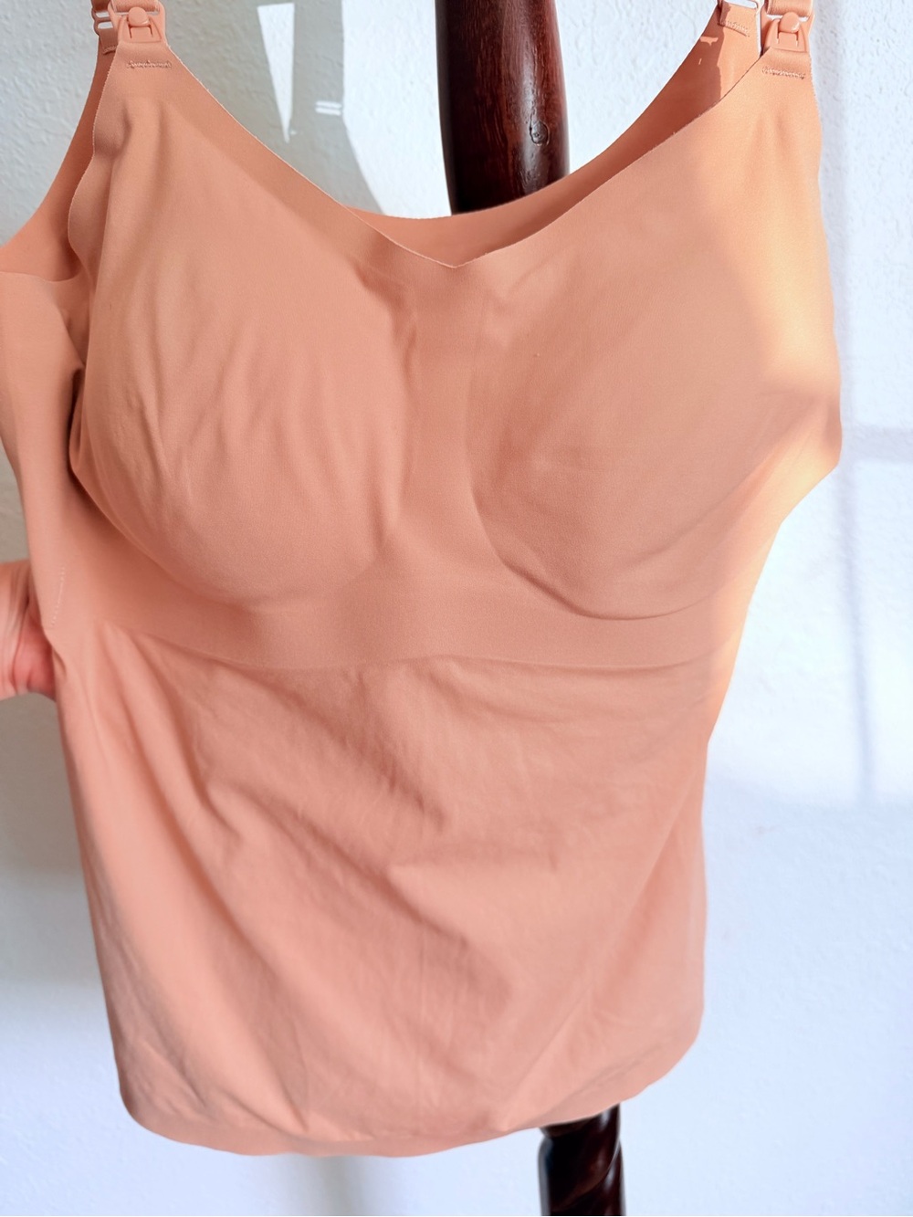 knix Tan Toned Seamless Cami with Molded Cups